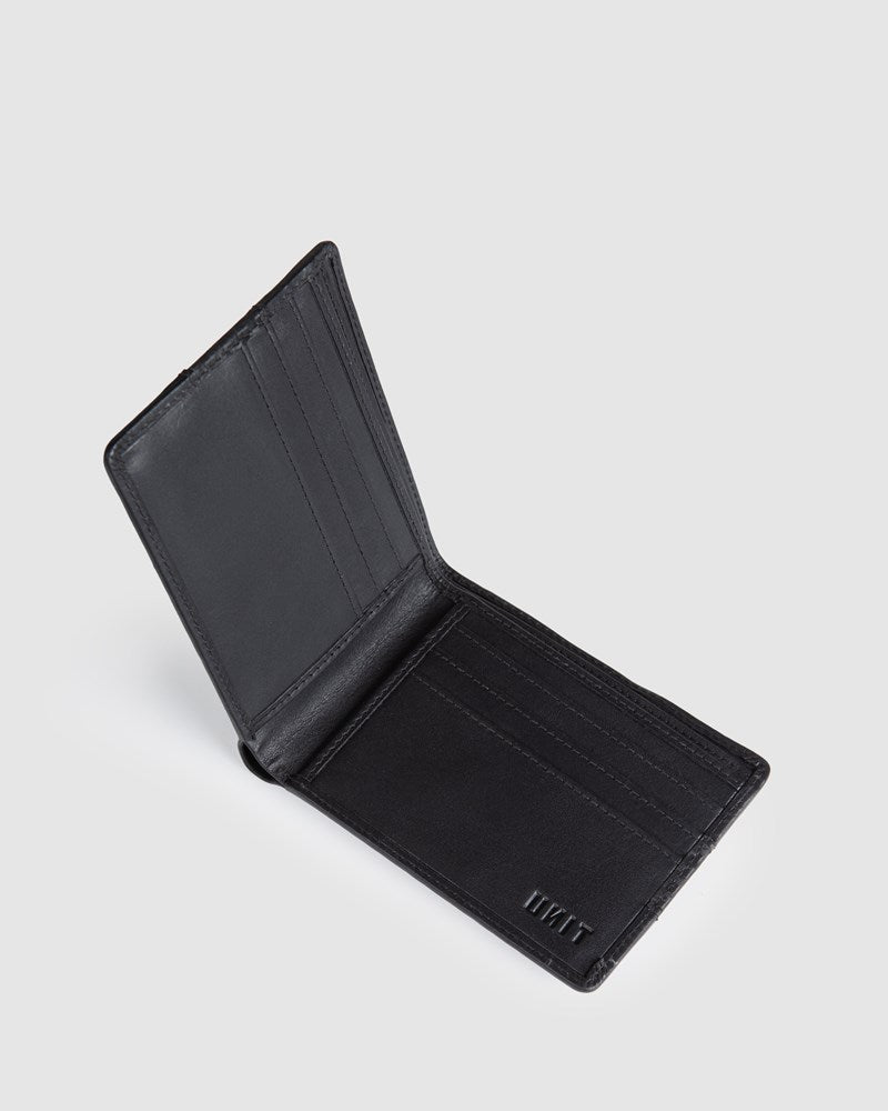 Men's Leather Bi-Fold Wallet - Carbonex
