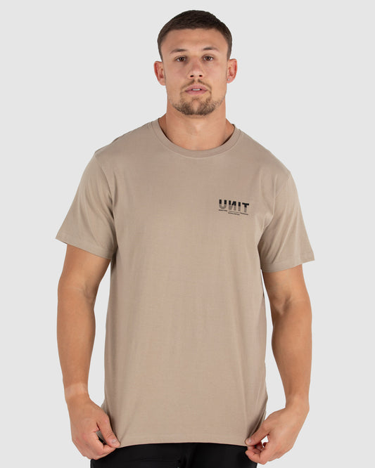 UNIT Mens Tee - Industry - Tan