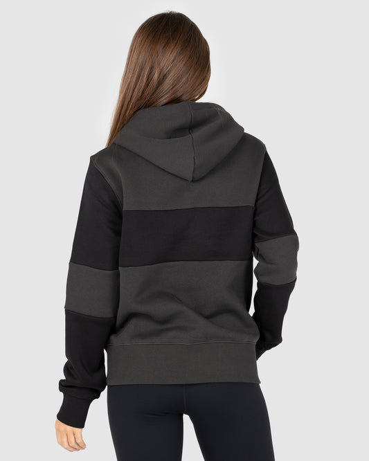 Coco - Ladies Pullover Hoodie - Washed Black