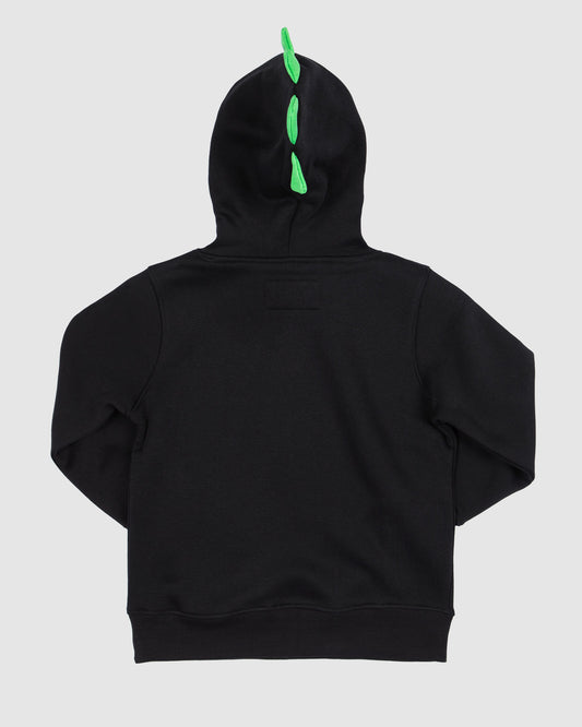 Rex - Kids Pullover Hoodie - Black