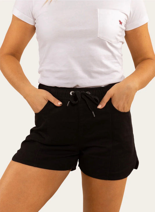Tora Womens Heavy Weight Ruggers - Black