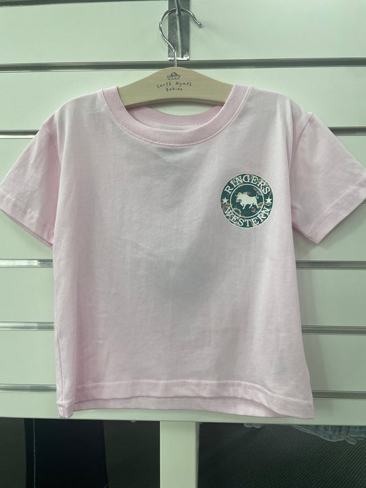 Signature Bull Kids Classic Fit T-Shirt - Barely Pink/Floral