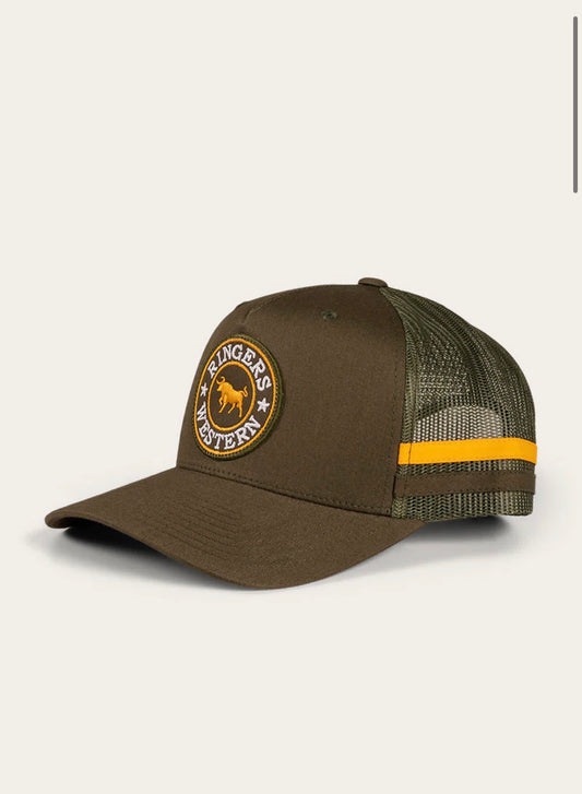 McCoy Trucker Cap - Army/Orange