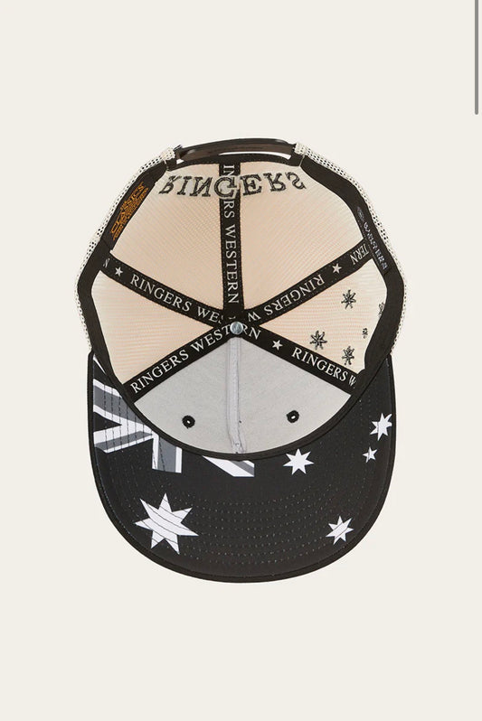 Country Club Deep Fit Trucker Cap - Black