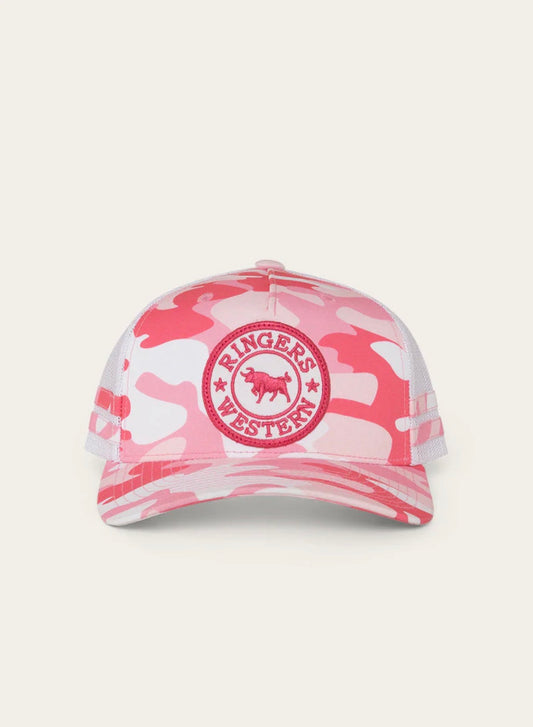 McCoy Kids Trucker Cap - Pink Camo