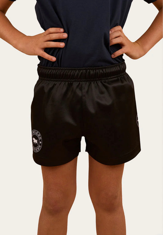 Ringers Kids Footy Shorts - Black