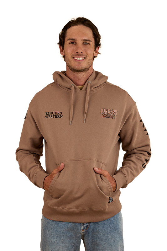 KNX Oversized Unisex Hoodie - Camel