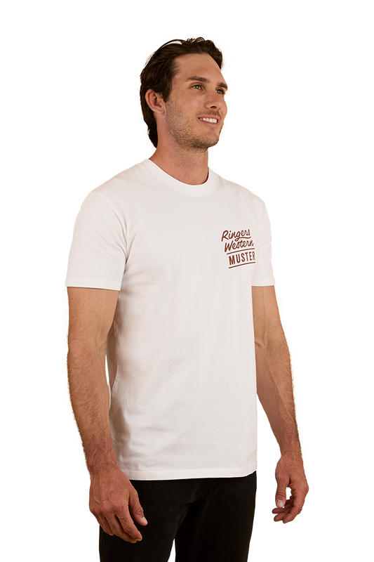 Ringers Of The Sky Mens Stock Fit T-Shirt - White