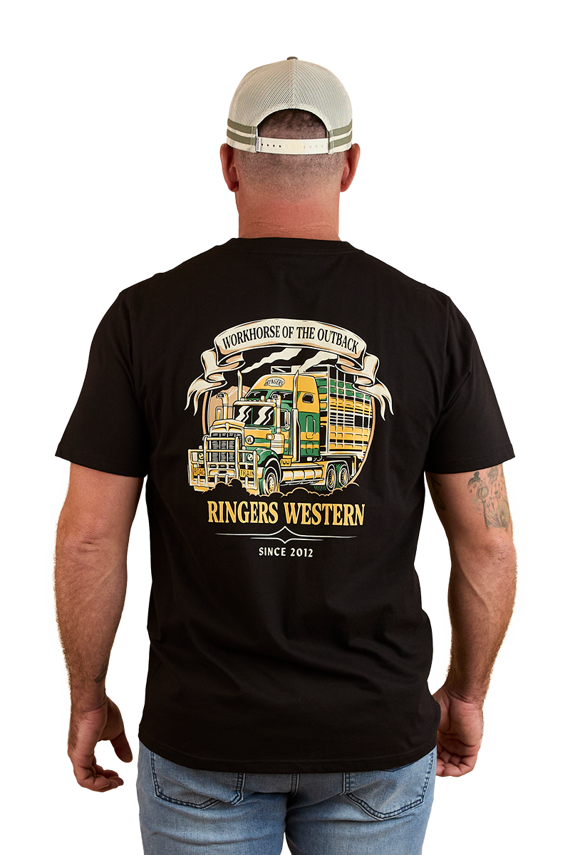 Workhorse Mens Loose Fit T-Shirt - Black