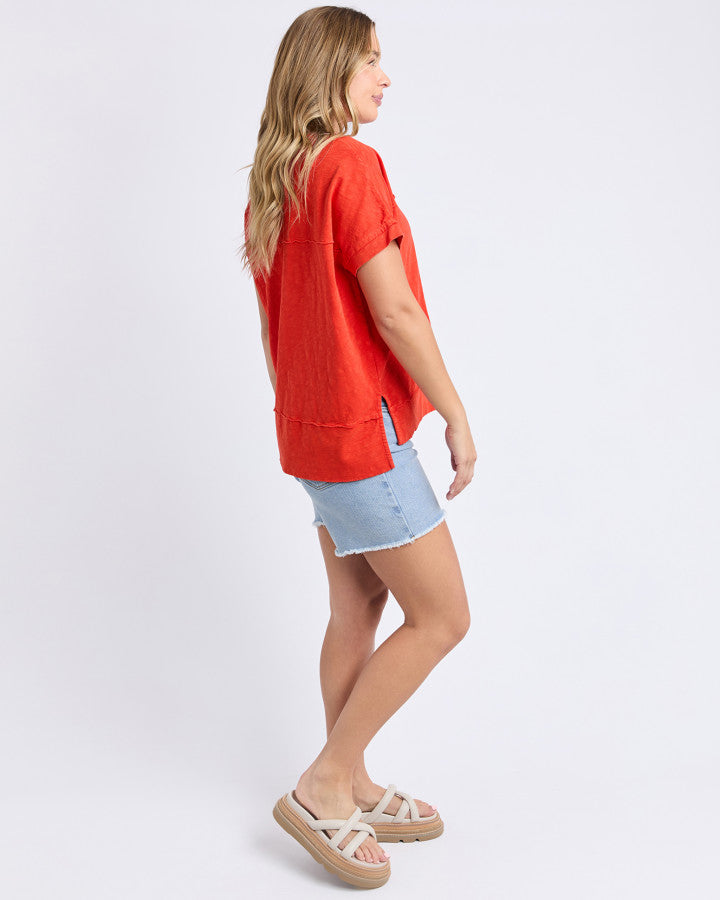 Foxwood Allison Tee - Red