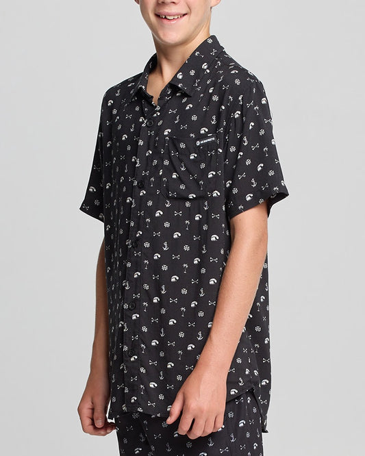 Youth Anchor Bones Woven Shirt