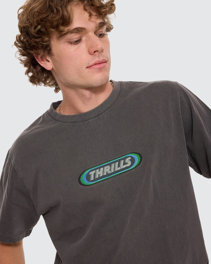 Thrills | Built to Win Embro Merch Fit Tee | Indigo Marble