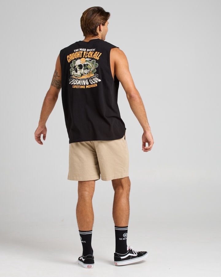 Caught Fk All Muscle - Black