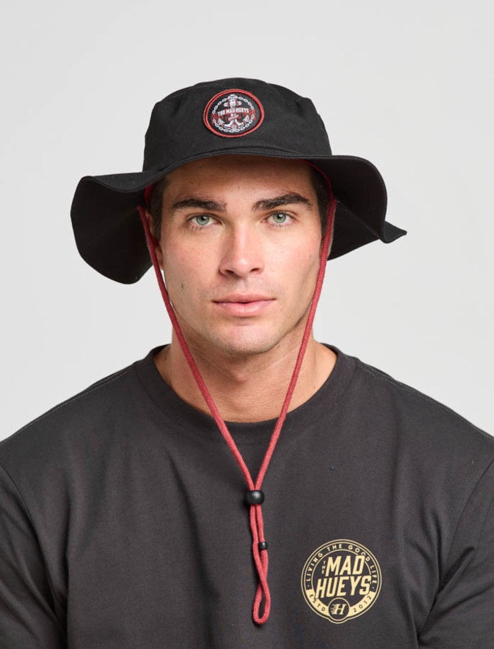 Chained Anchor Wide Brim Hat