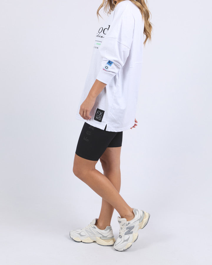 Coded LS Tee - White