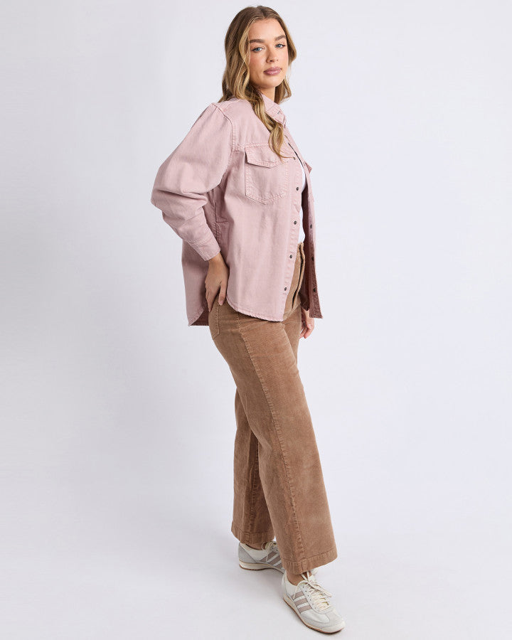 Daisy Overshirt - Dusty Pink