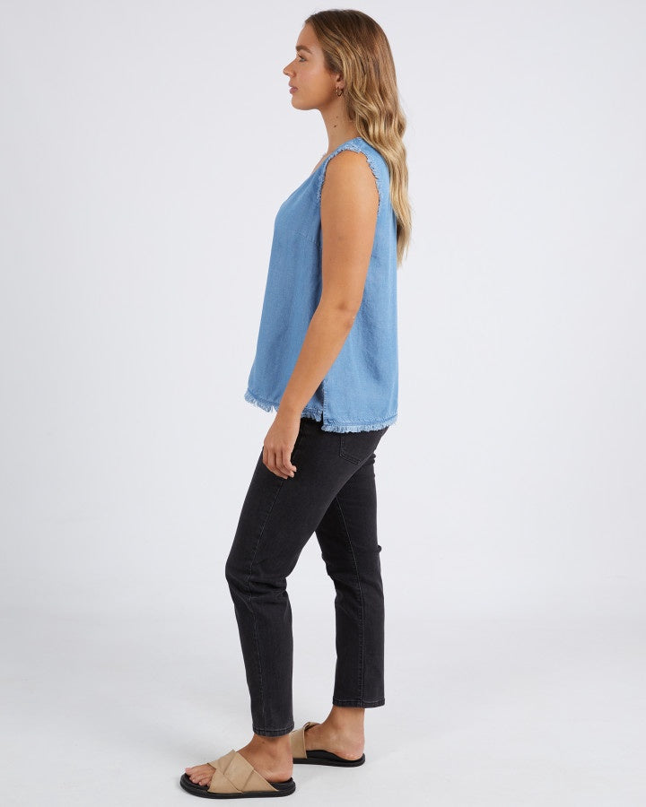 Denver Cami - Mid Blue