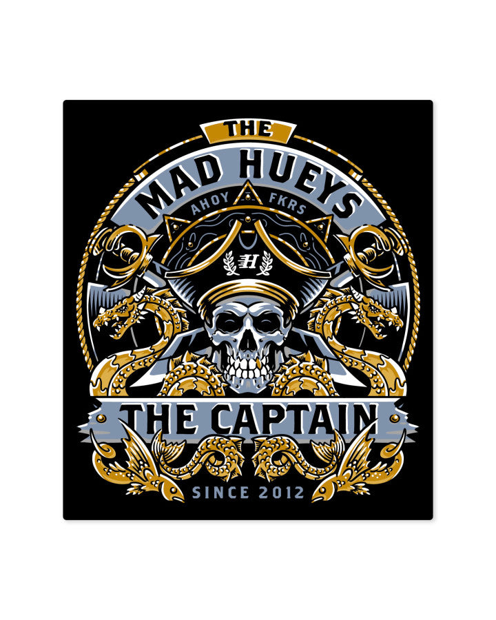 Dragon Captain Sticker | Black