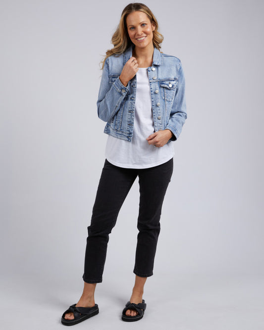 Georgia Denim Jacket - Light Blue