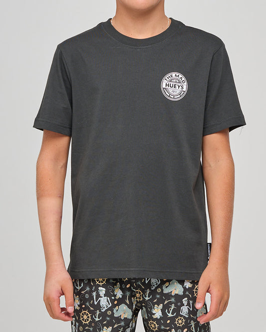 Good Life Hueys Youth SS Tee - Vintage Black
