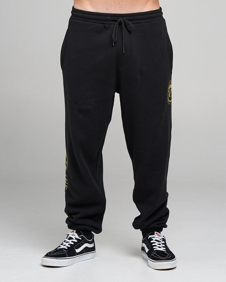 H Series Split Trackpant - Black