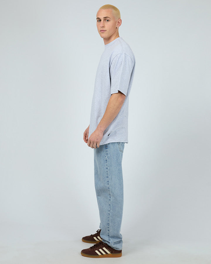 Heavy Weight Tee - Grey Marle