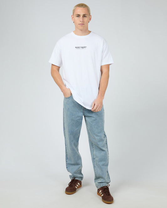 Silent Thoery Invest Scoop Tee - White