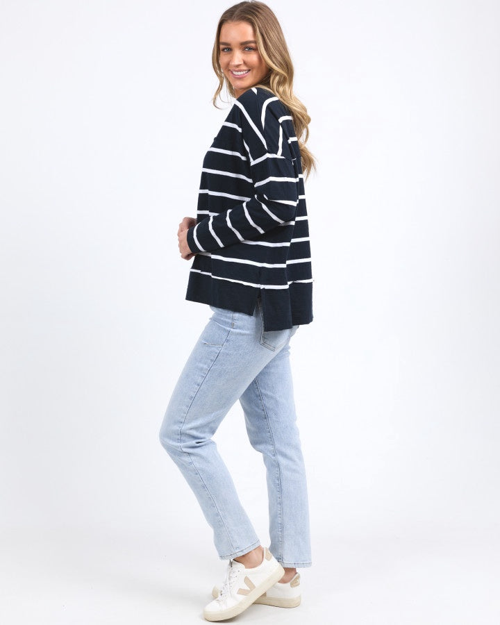 Jayne Stripe Throw on Top