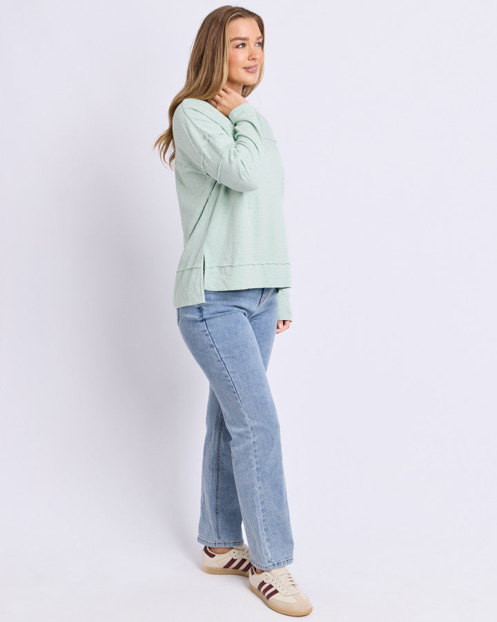 Jayne Throw on Top - Mint