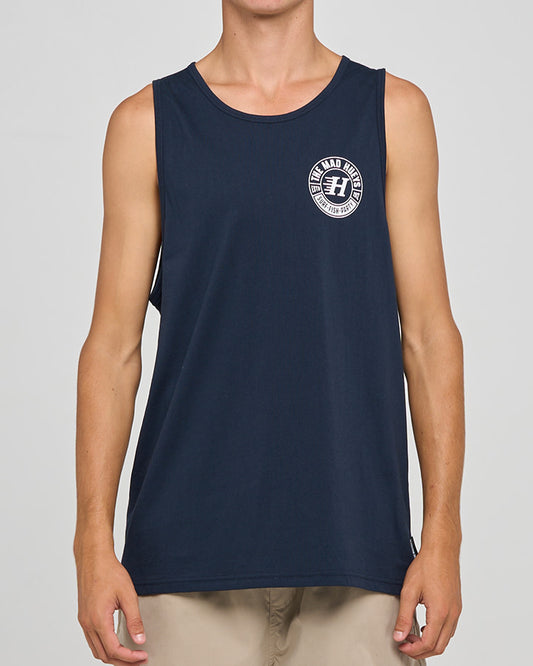 Living Hueys Tank - Navy