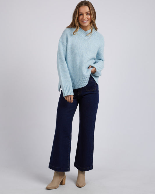 Pepper Knit - Pale Blue