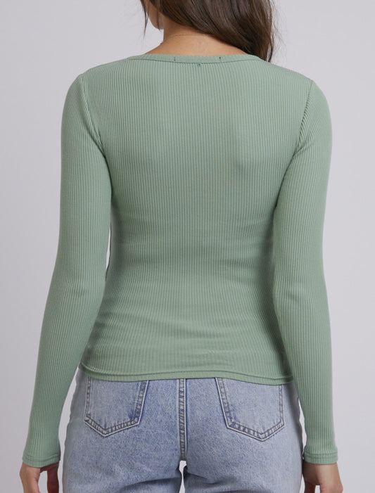 Rib Long Sleeve Tee