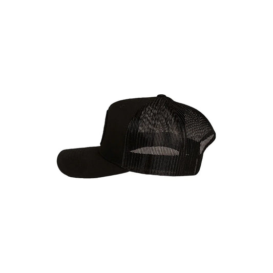 Signature Bull Trucker Cap - Black/Black