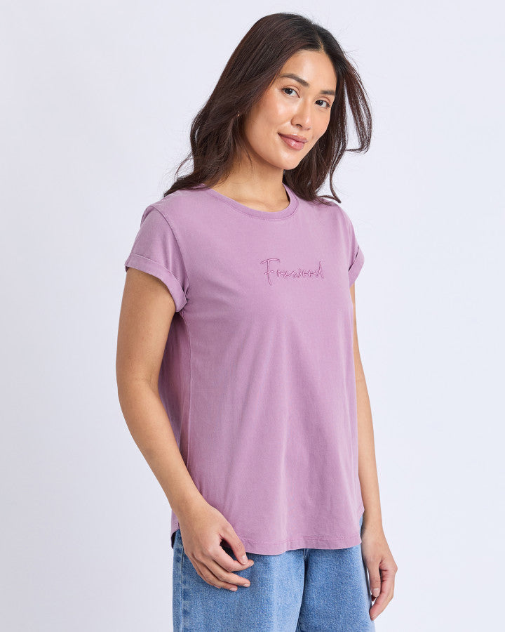 Foxwood Signature Tee - Plum