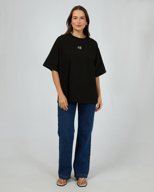 Silent Luxe Tee - Black