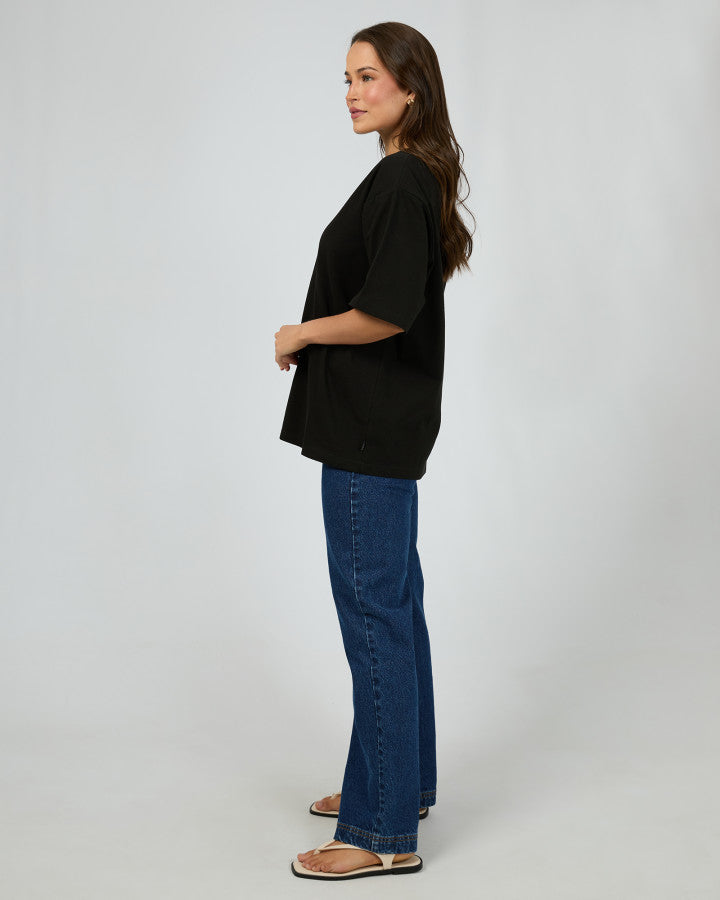 Silent Luxe Tee - Black