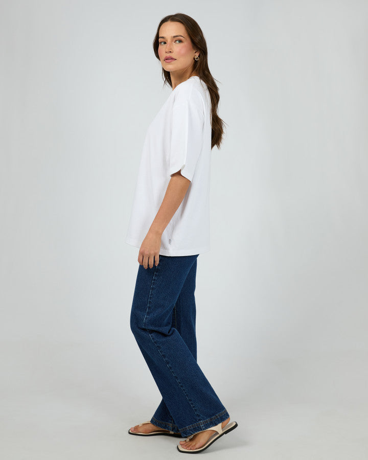 Silent Luxe Tee - White