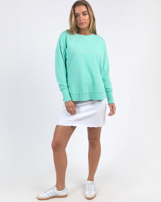 Simplified Crew - Neon Mint