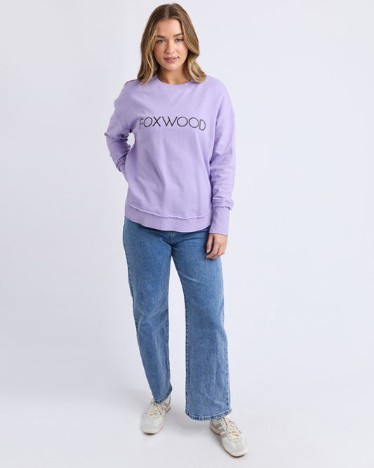 Simplified Metallic Crew - Lavender