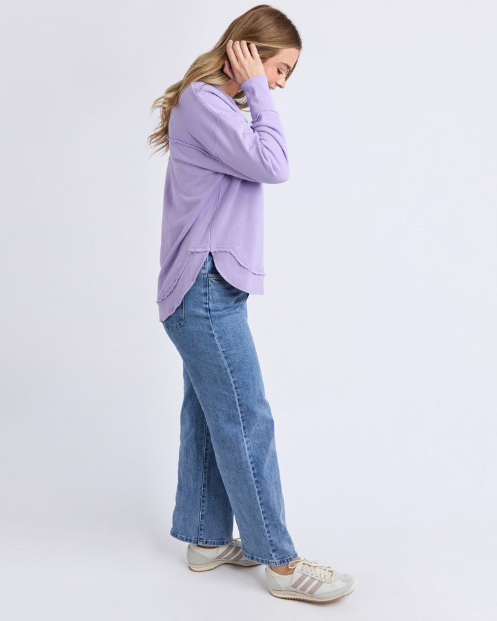 Simplified Metallic Crew - Lavender