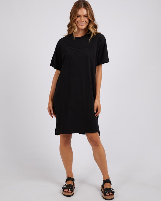 Simplified Tee Dress - Black