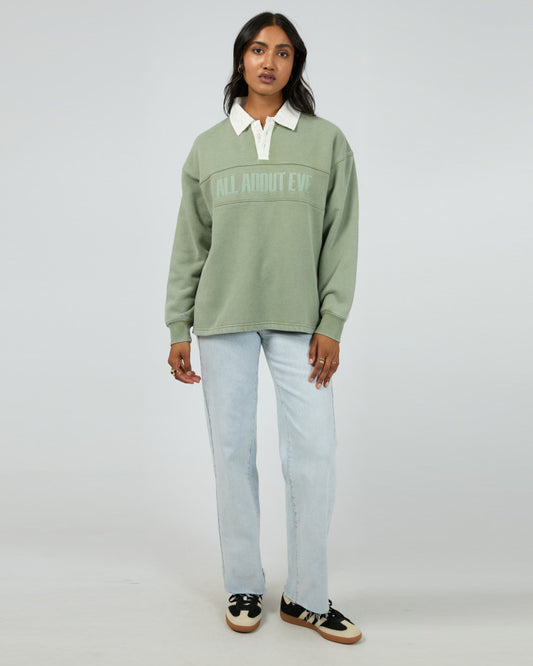 Vital Washed Polo - Khaki