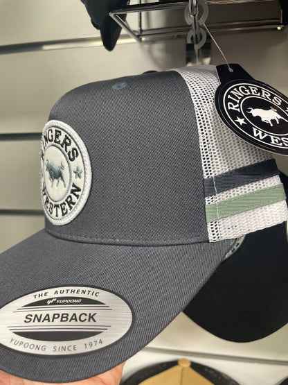 McCoy Trucker Cap - Charcoal/Leaf