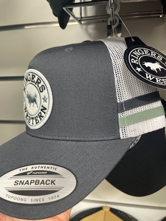 McCoy Trucker Cap - Charcoal/Leaf