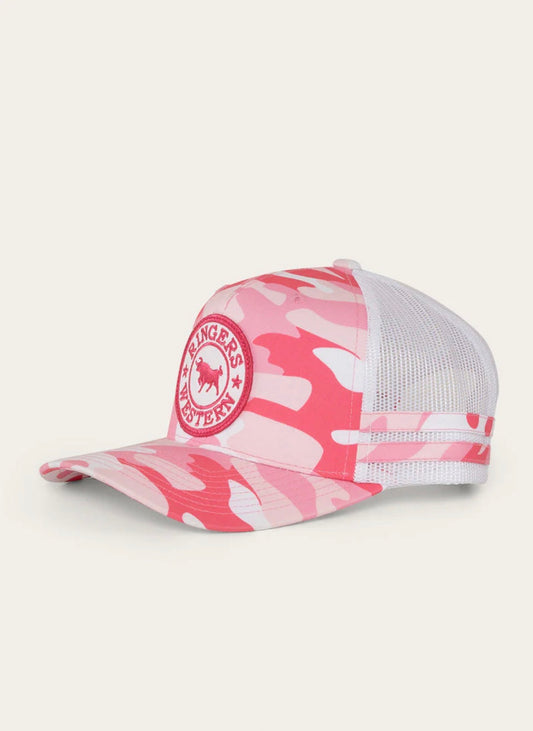 McCoy Kids Trucker Cap - Pink Camo