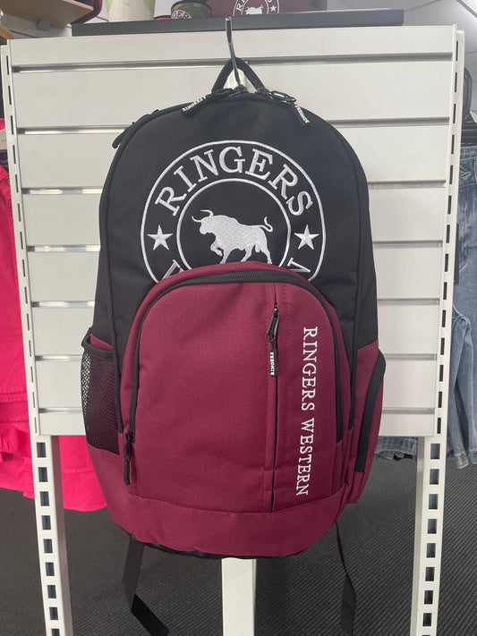 Holtze Backpack - Burgundy/Black