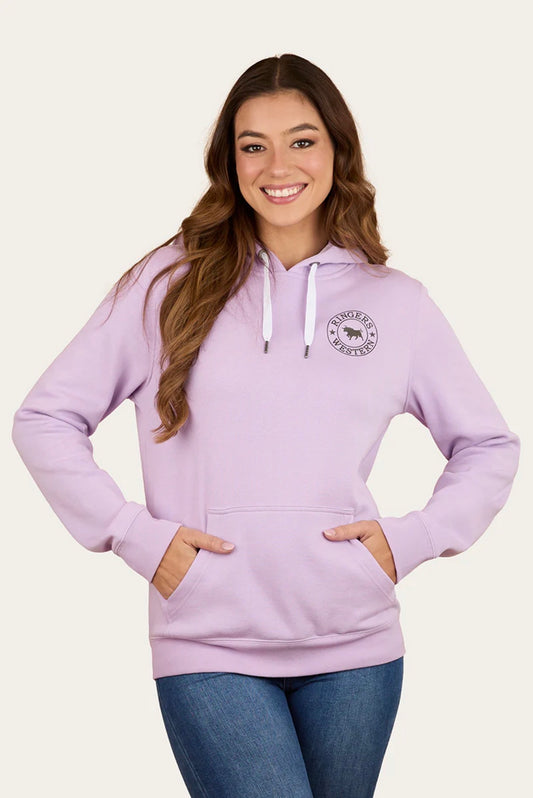 Signature Bull Womens Pullover Hoodie - Lavender