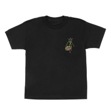 Stranger Things Demogorgon Dot S/S Midweight T-Shirt Black Youth Santa Cruz