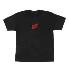 Stranger Things Screaming Lights S/S Midweight T-Shirt Black Youth Santa Cruz