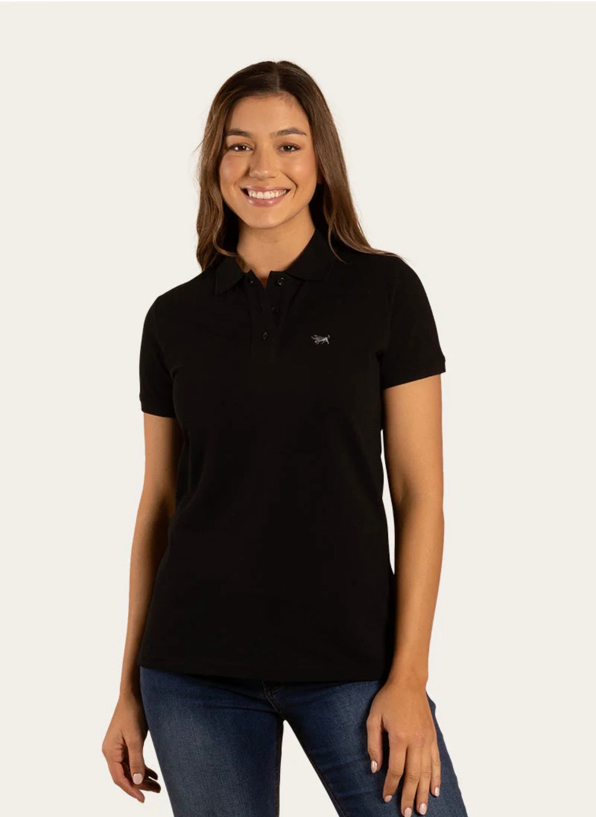 Essential Womens Polo - Black